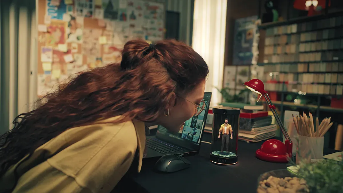 Meet the Desktop Hologram That Watches, Listens, and Talks Back