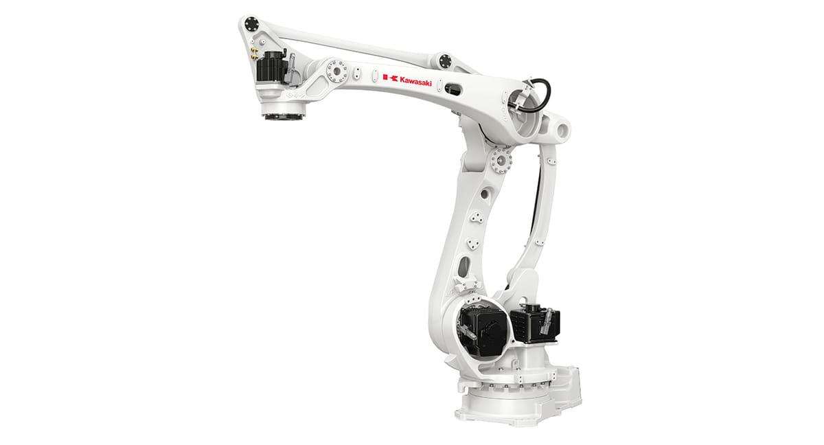 Kawasaki Introduces Compact 110kg Palletizing Robot with Hollow Wrist Design