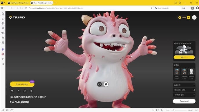 Tripo AI Secures $50M to Advance Native 3D Generation Models